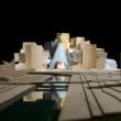 Le musée Guggenheim à Abou Dhabi