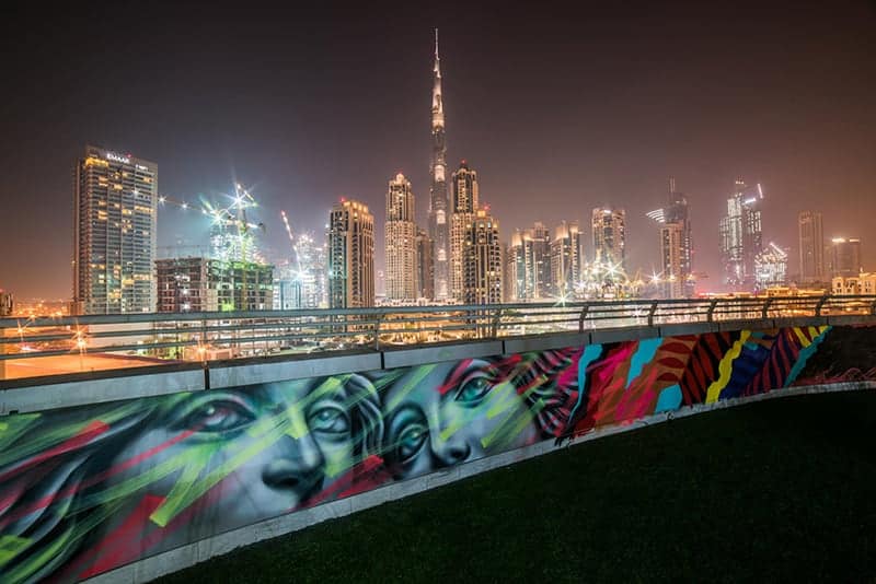 Blue Cave Urban Art Festival à Dubaï