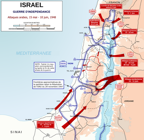 Guerre 1948 Israël Pays arabes - Moyen-Orient